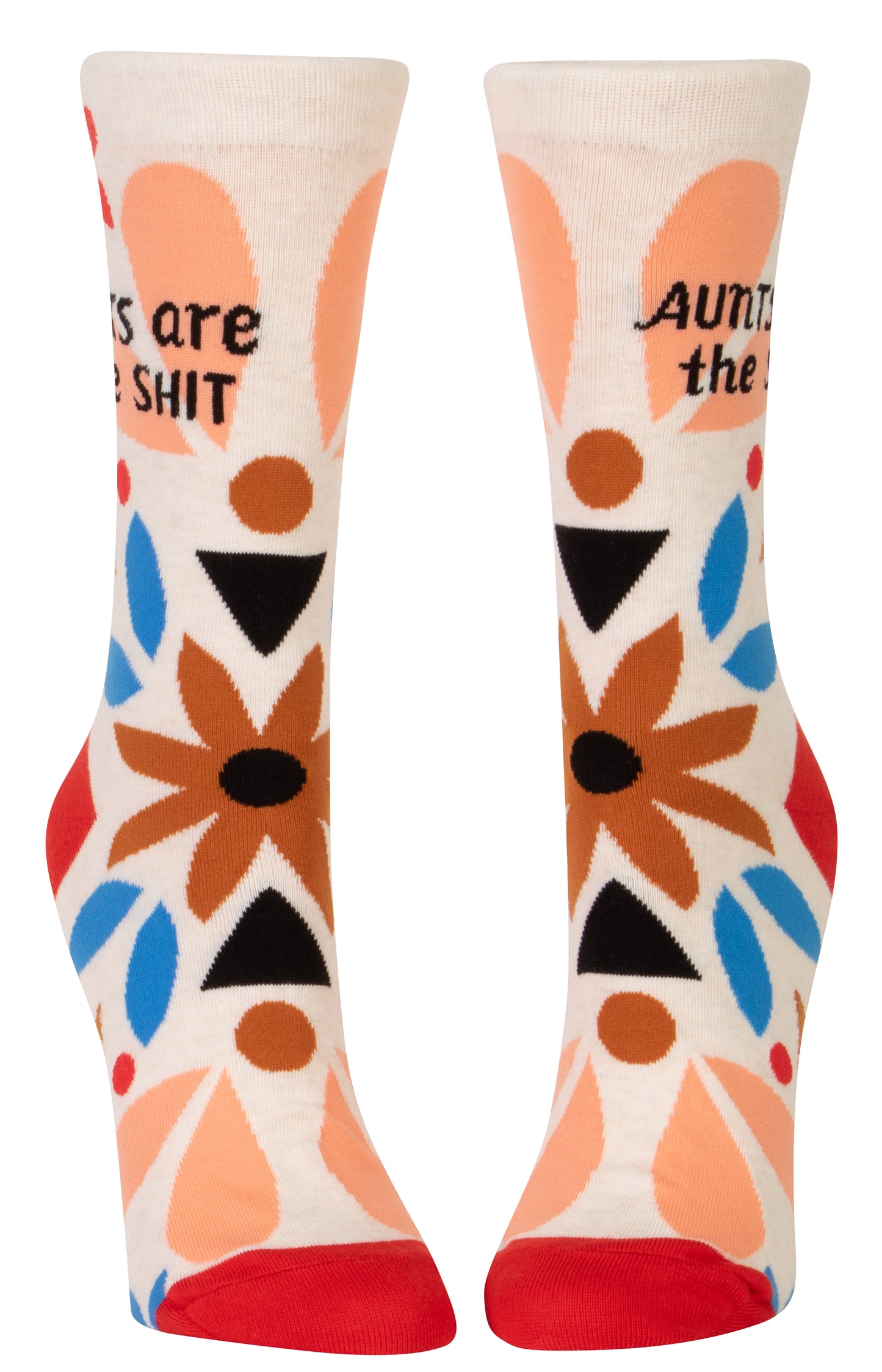 Blue Q | Women's Crew Socks | Aunts Are The Shit