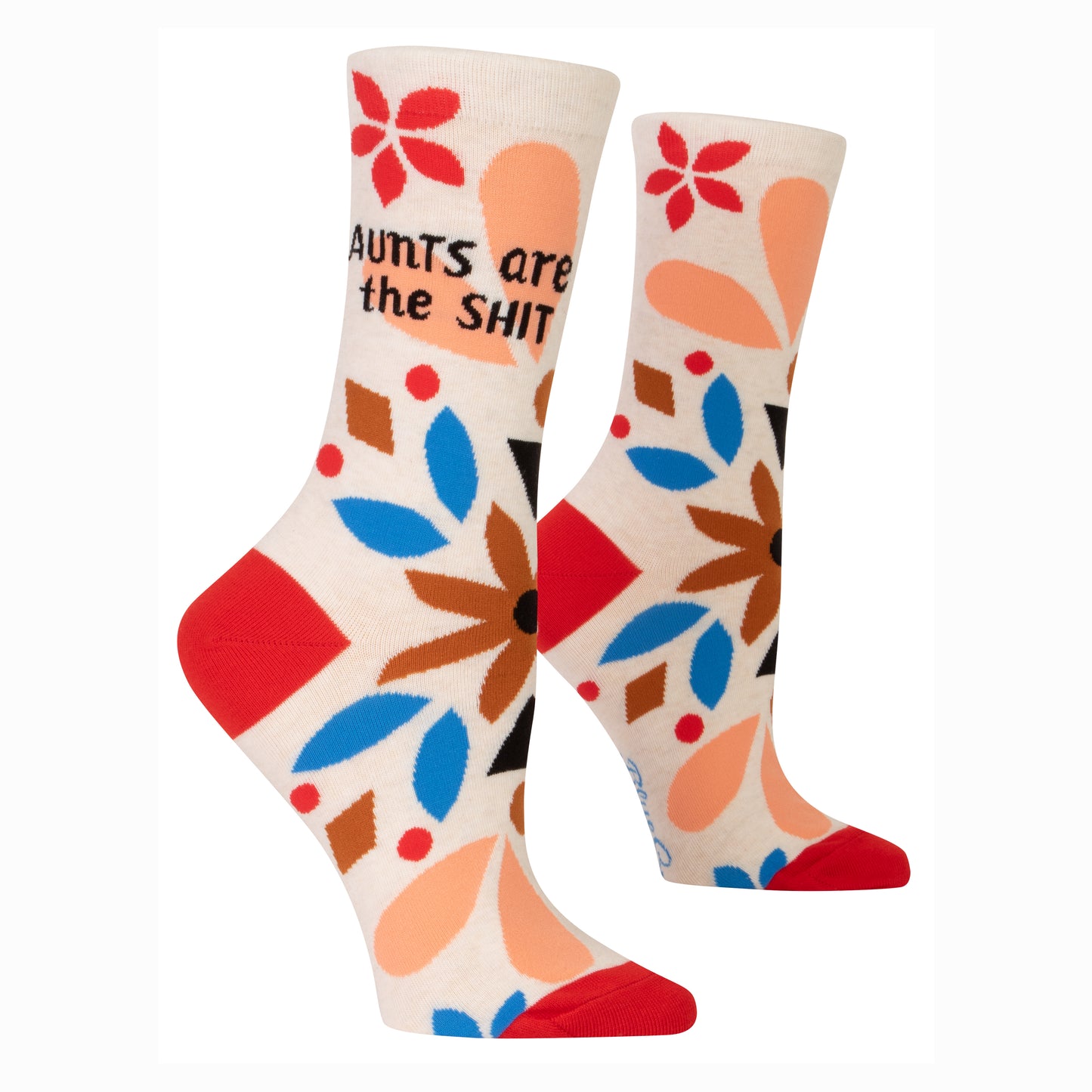 Blue Q | Women's Crew Socks | Aunts Are The Shit