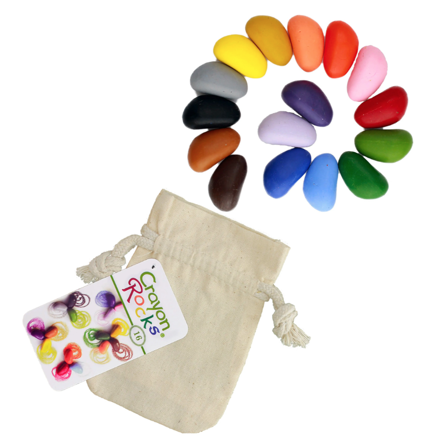 Crayon Rocks | Bag of 8 In Cotton Muslin Bag