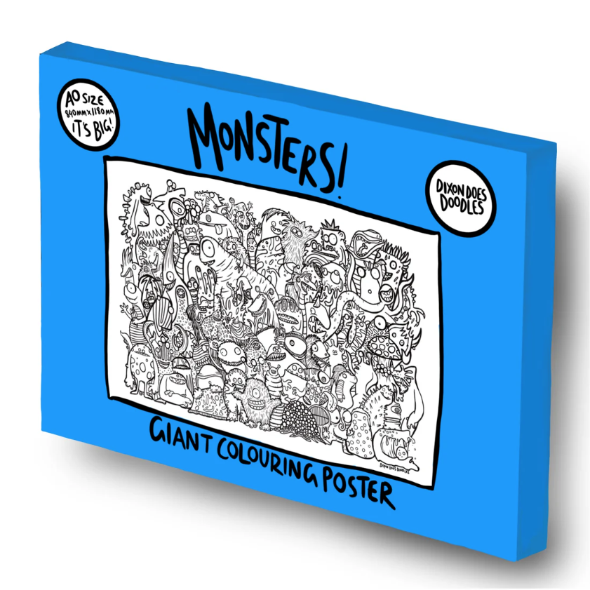 Giant Colouring Poster | Monsters!