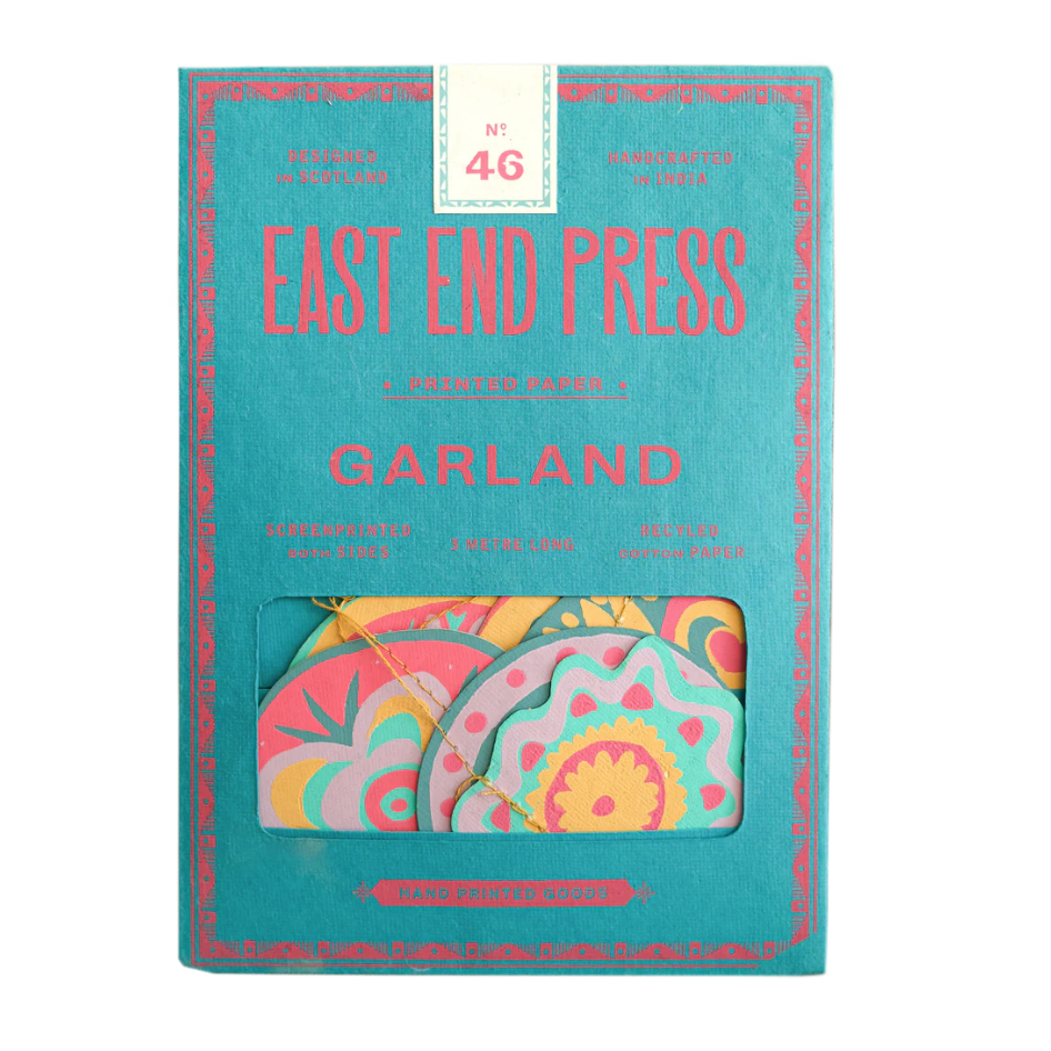 East End Press | Sewn Garland | Bright Midsommar