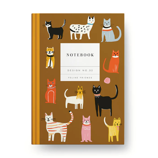 Ohh Deer | Hardback Notebook | Feline Friends Kaleido