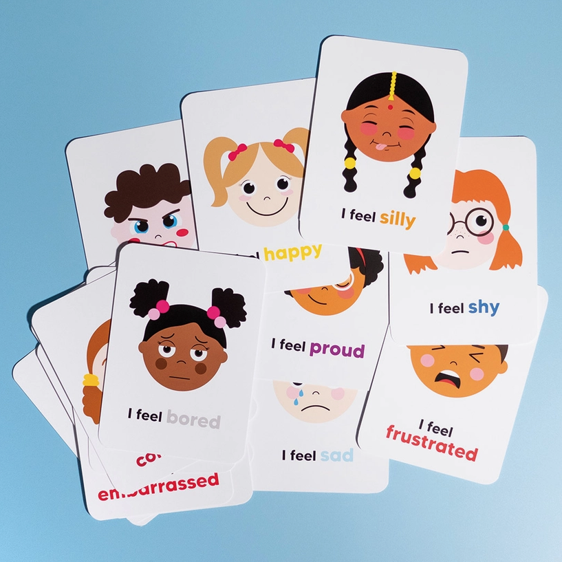 Priya & Peanut | Emotion Flash Cards