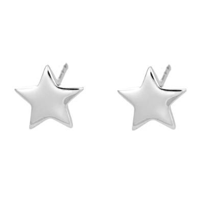 Scream Pretty | Tiny Star Studs | Available in 18k Gold or Rhodium Plated Silver