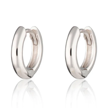 Scream Pretty | Huggie Hoop Earrings | Available in 18k Gold or Rhodium Plated Silver