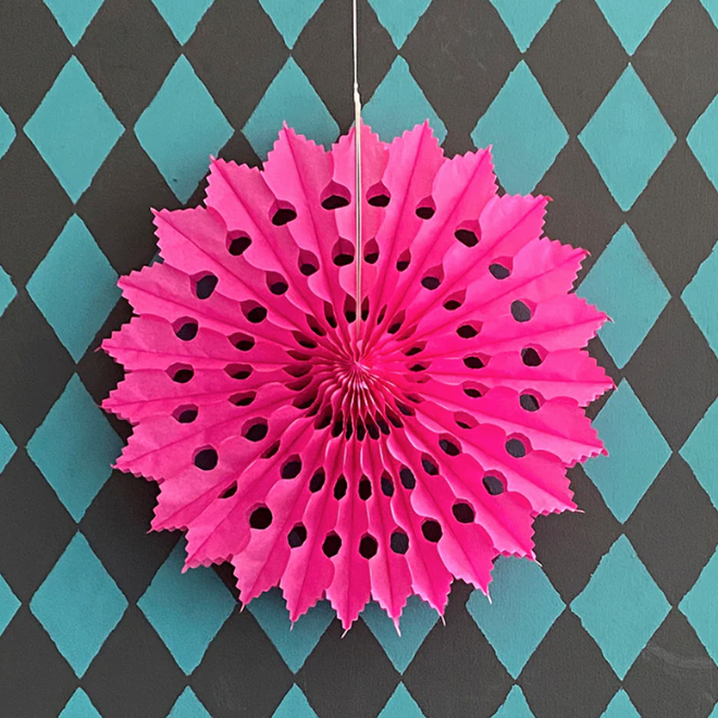 Petra Bose | Paper Fan | Pink