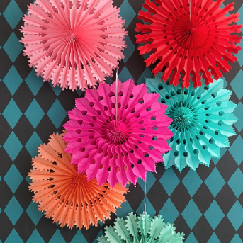 Petra Bose | Paper Fan | Turquoise