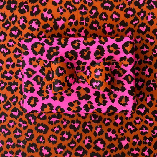 Petra Bose | Luxury Leopard Print Tissue Paper | Ginger & Pink