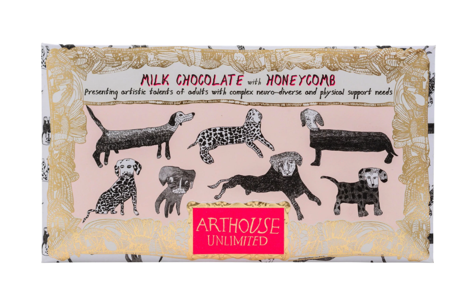 Arthouse Unlimited | Milk Chocolate Bar with Honeycomb