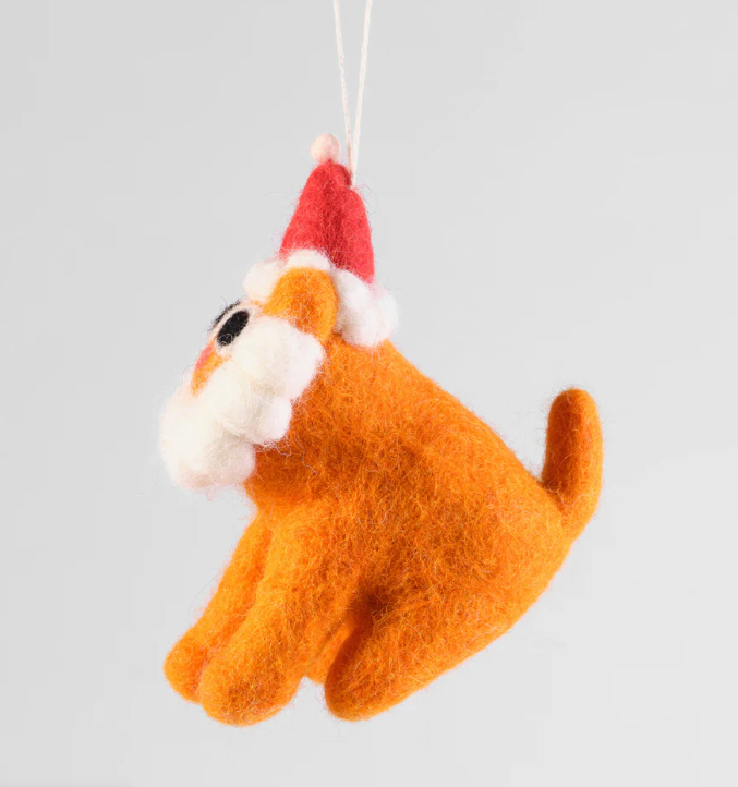 Wrap Magazine | Felted Christmas Decoration | Claws