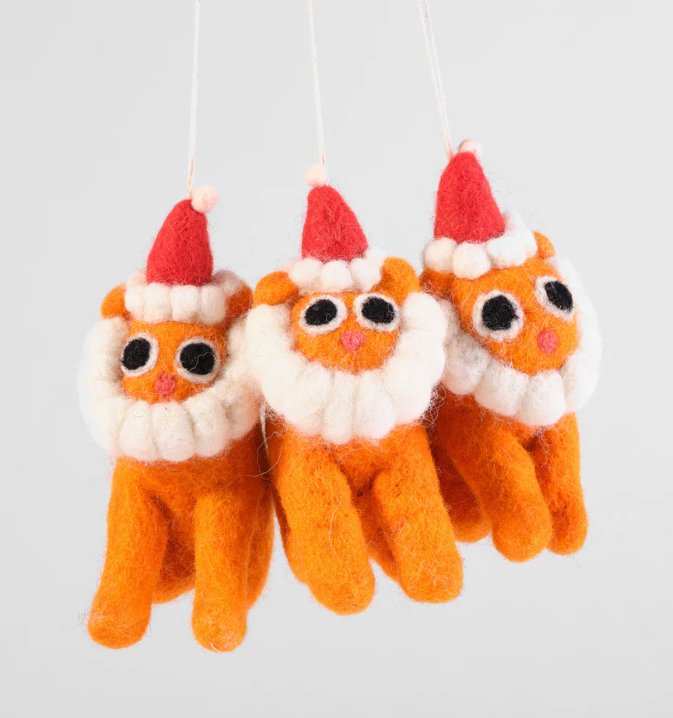 Wrap Magazine | Felted Christmas Decoration | Claws