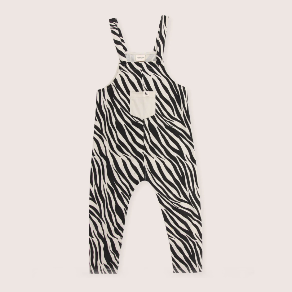 Turtledove London | Zebra Skin Dungaree