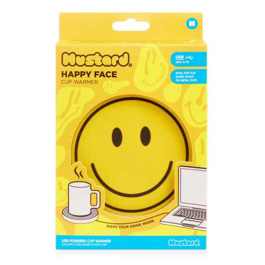 Mustard | USB Mug Warmer | Happy Face