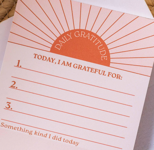 Good Tuesday | Daily Gratitude A6 Pad | Sun Ray