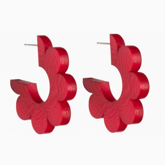 Just Trade | Bloom Hoops | Pink