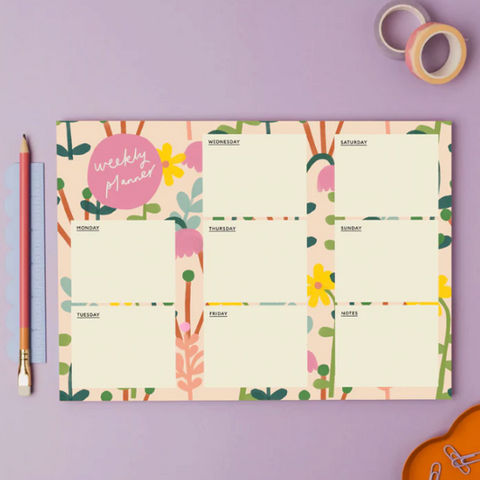 Plewsy | A4 Weekly Planner | Posy