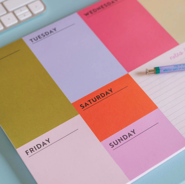 Good Tuesday | A4 Weekly Planner Pad | Block My Life