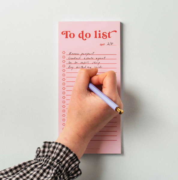 Good Tuesday | To Do List | Pink & Red