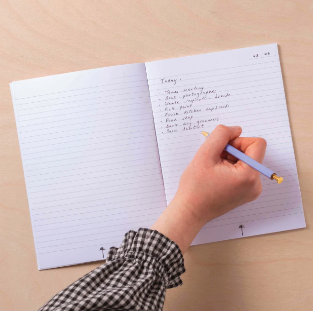 Good Tuesday | A5 Notebook | Curved Fleur