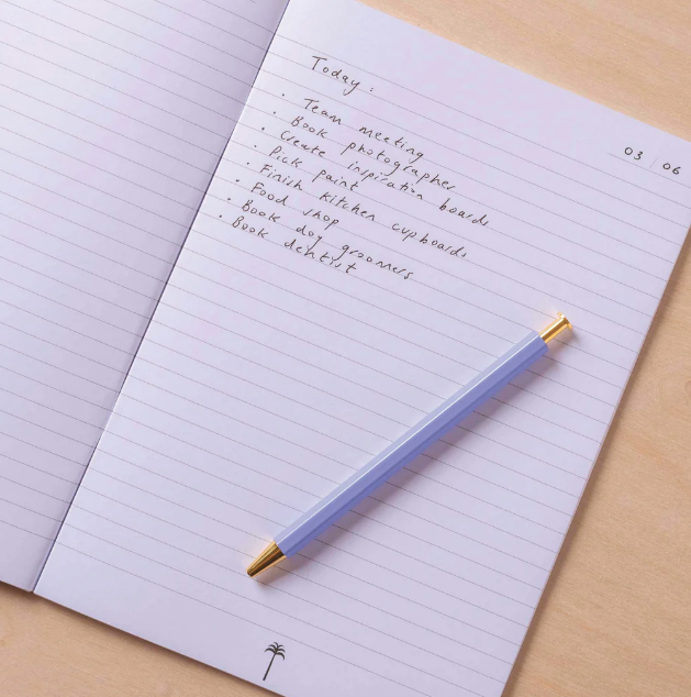 Good Tuesday | A5 Notebook | Hot Pink Bloom