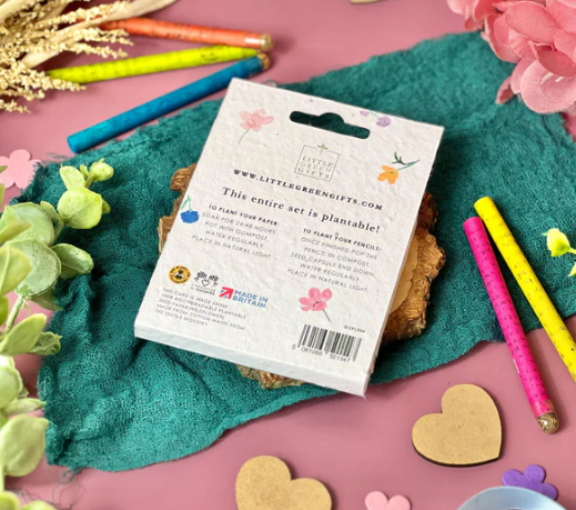 Little Green | Plantable Colouring Pencils | Summer Meadow
