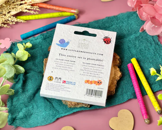 Little Green | Plantable Colouring Pencils | Bug Bonanza