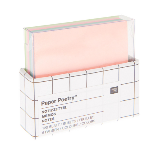 Rico | Paper Poetry | Memos | 5 x 5cm