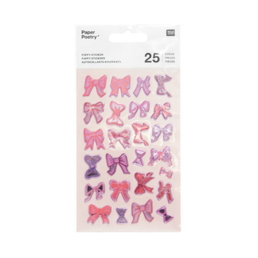 Rico | Paper Poetry | Puffy Stickers | Bows