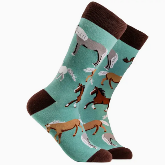 Socktopus | Womens Socks | Horses