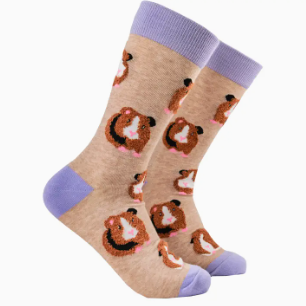 Socktopus | Womens Socks | Fluffy Guinea Pigs