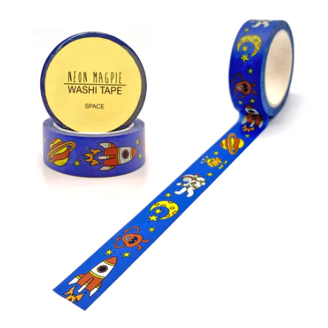 Neon Magpie | Washi Tape | Space