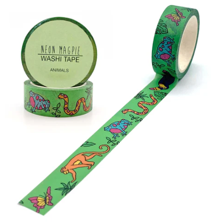 Neon Magpie | Washi Tape | Animals