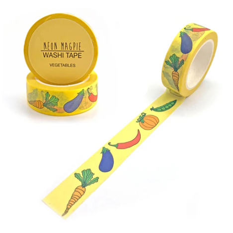 Neon Magpie | Washi Tape | Vegetables