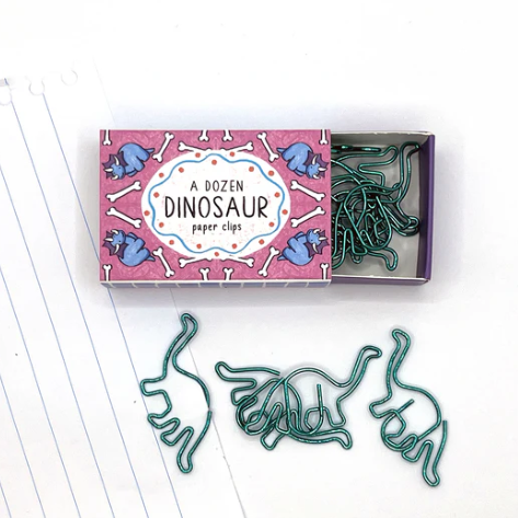 Neon Magpie | Paperclips | A Dozen Dinosaurs