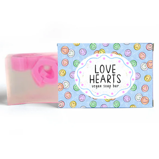 Neon Magpie | Vegan Soap Bar | Love Hearts