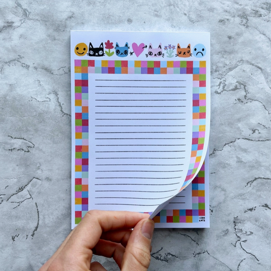 I Like Cats | A5 Notepad | Cat Header