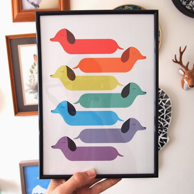 I Like Cats | A4 Print | Rainbow Dogs