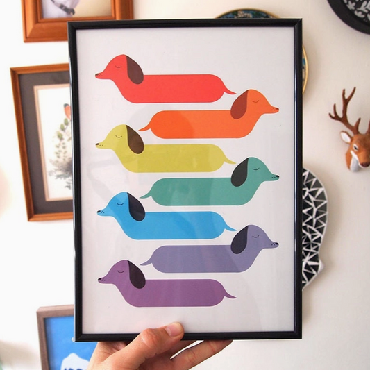 I Like Cats | A4 Print | Rainbow Dogs