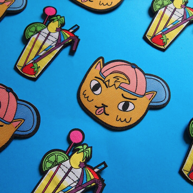 I Like Cats | Iron-on Embroidered Cat Patches