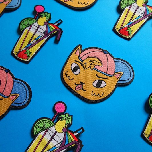 I Like Cats | Iron-on Embroidered Cat Patches