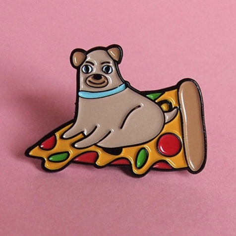 I Like Cats | Enamel Lapel Pin | Pizza Dog