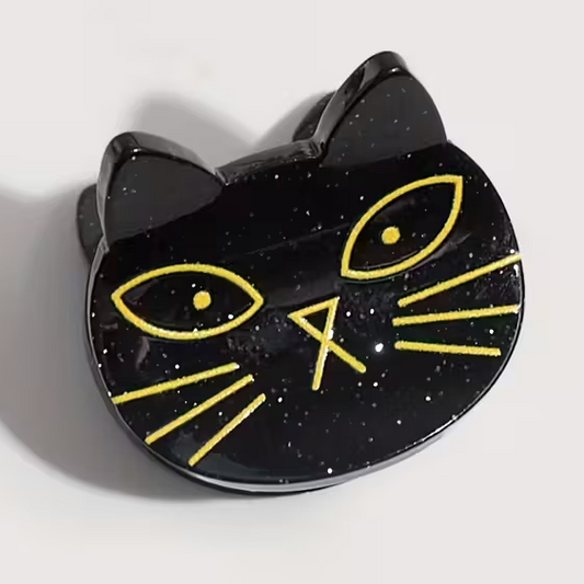 Mini Halloween Hair Claw | Mini Cat