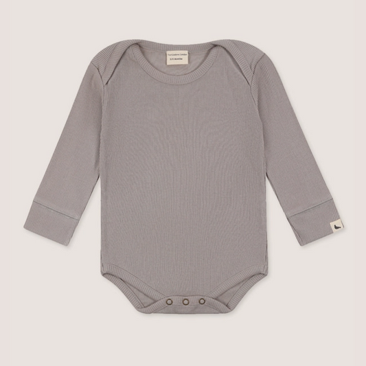 Turtledove London | Rib Bodysuit | Grey