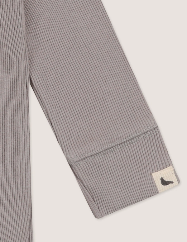 Turtledove London | Rib Bodysuit | Grey