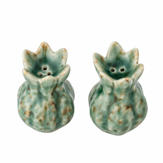 Bloomingville | Cyrill Salt & Pepper Shaker Set | Green
