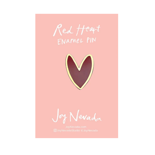 Joy Nevada | Enamel Pin Badge | Heart