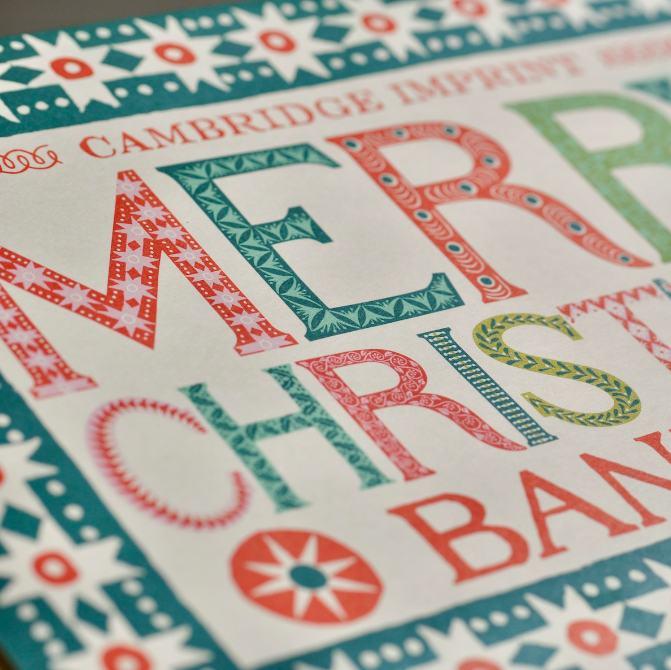 Cambridge Imprint | Merry Christmas | Banner