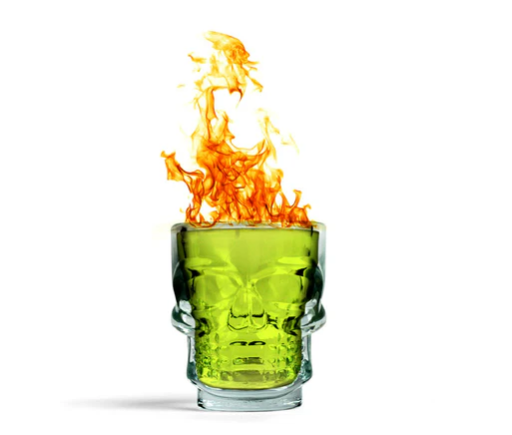 Kikkerland | Skull Shot Glasses (Pack of 4)