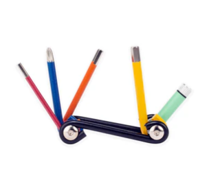 Kikkerland | Rainbow 5-in-1 Multi Tool & Light