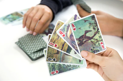 Kikkerland | Dinosaur 3D Playing Cards